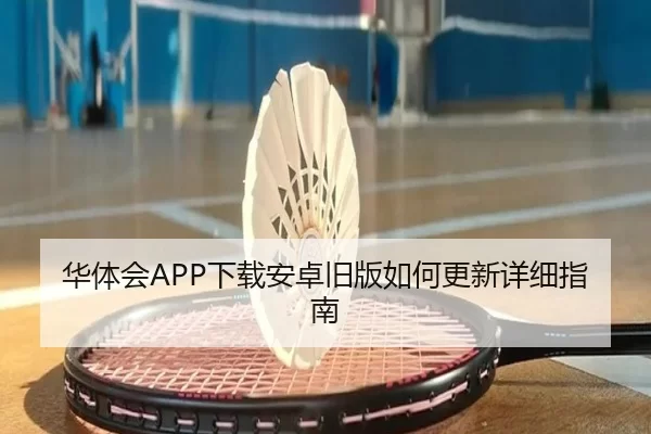 华体会APP下载安卓旧版如何更新详细指南
