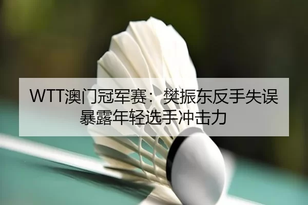 WTT澳门冠军赛：樊振东反手失误暴露年轻选手冲击力